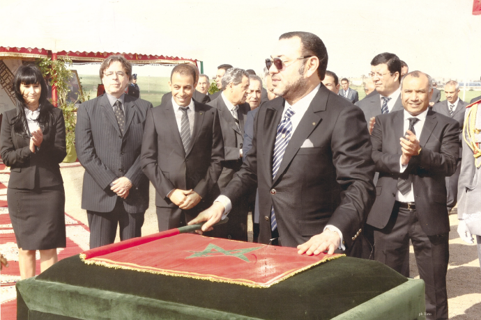 Présentation de projet par Abdelmoula Ratibe au roi Mohammed VI.